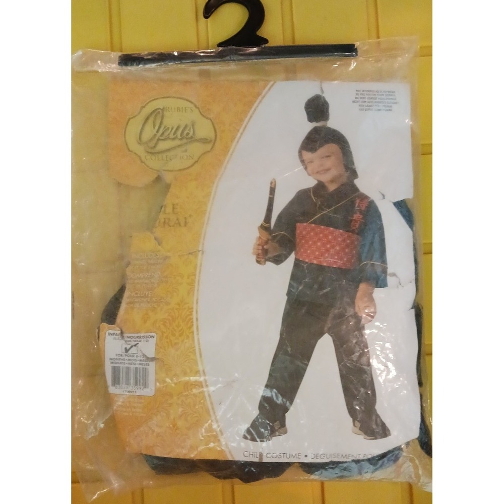NEW Rubie's Opus Little Samurai Baby Halloween Costume, 6-12 Months